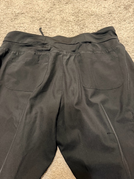 BARCO ONE Black Straight-Leg Scrub Pants with Drawstring Waist - Picture 7 of 7